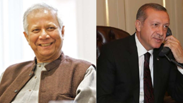 Erdogan makes phone call to Prof Yunus