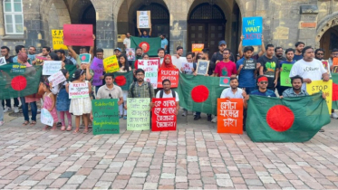 Bangladeshis Protest in Chemnitz Against Government Actions