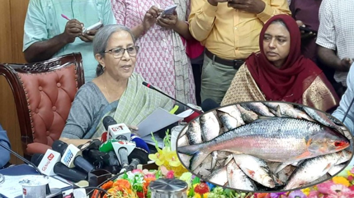 ভারতকে ইলিশ দেয়ার কারণ জানালেন উপদেষ্টা